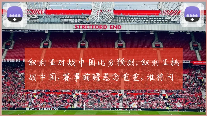 叙利亚对战中国比分预测,叙利亚挑战中国,赛事前瞻悬念重重,谁将问鼎